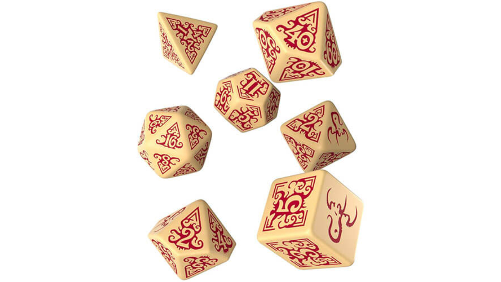 Latest Buys Q Workshop Set of 7 Call of Cthulhu Masks Nyarlathotep Dice