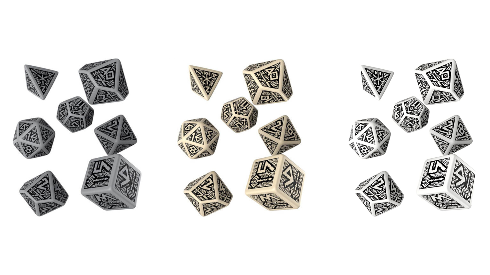 Q Workshop Set of 7 Dwarven Dice