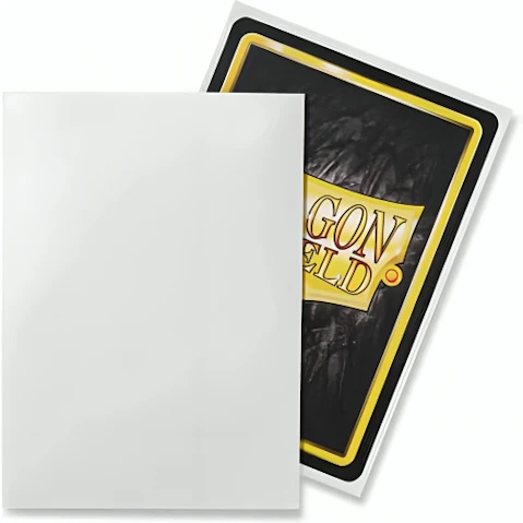 Dragon Shield Box of 100 Protective Sleeves - White