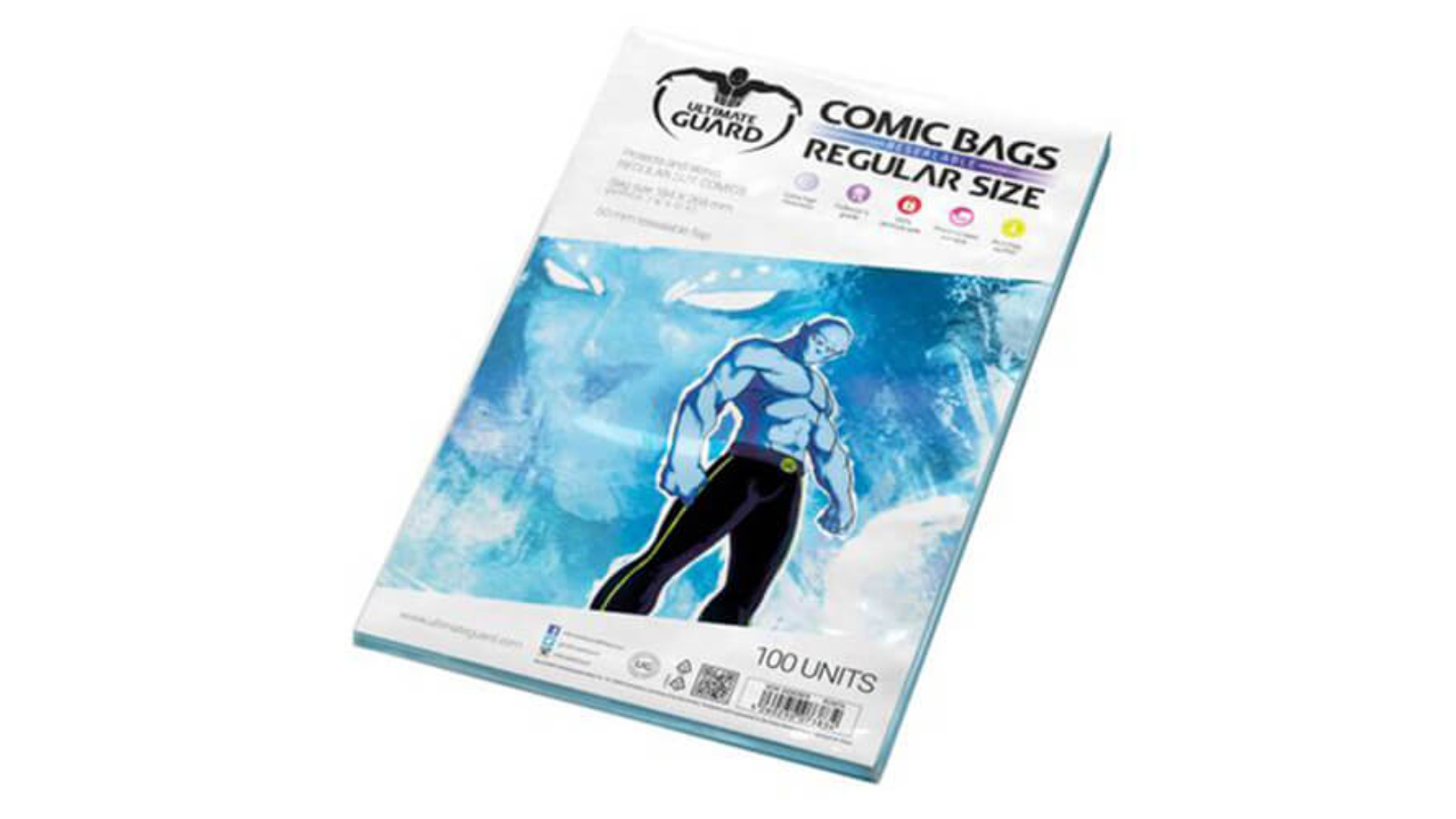 Ultimate Guard Pack of 100 Resealable Comic Bag - Regular
