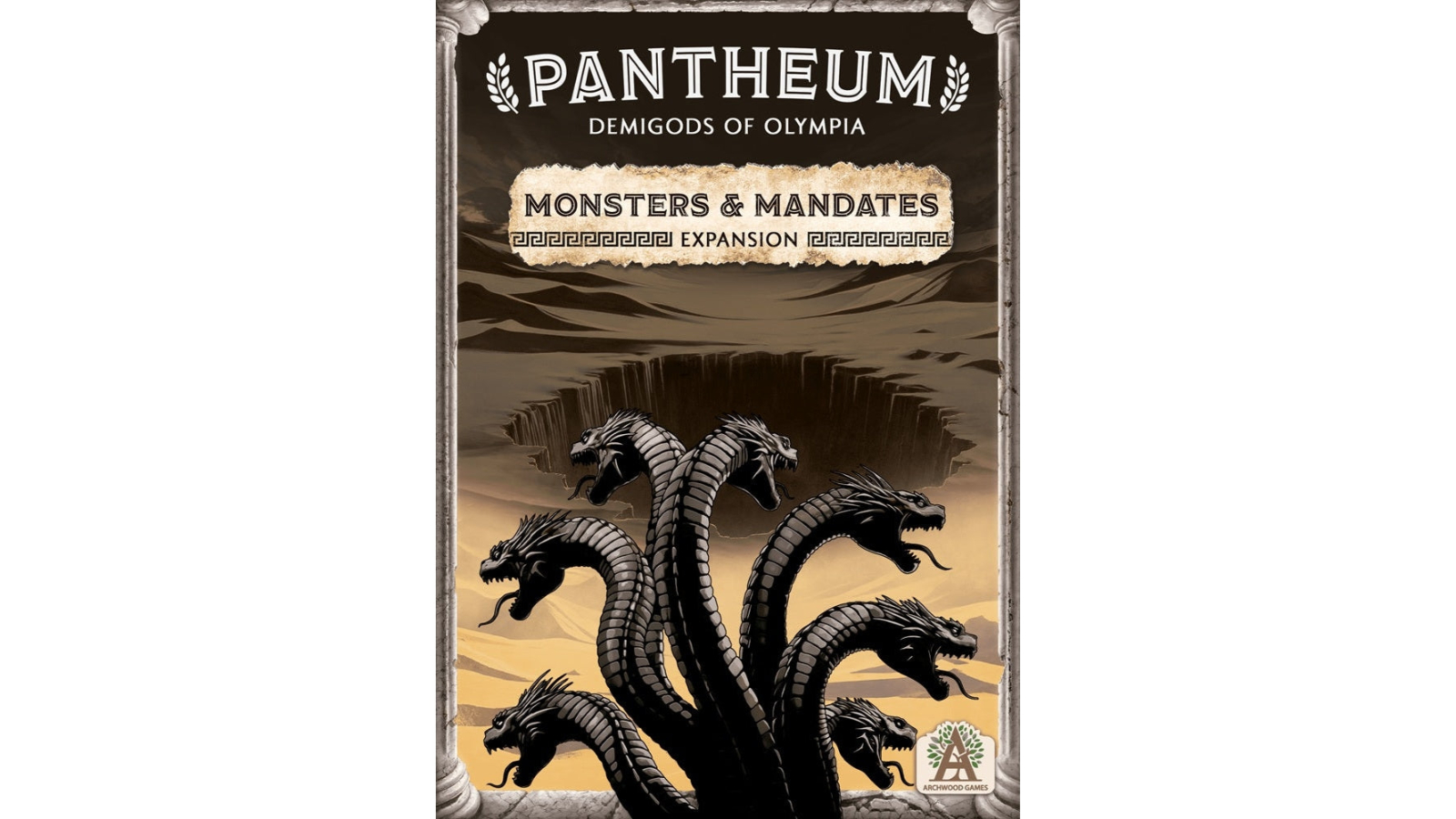 Archwood Games Pantheum Monsters and Madates Expansion Board Game