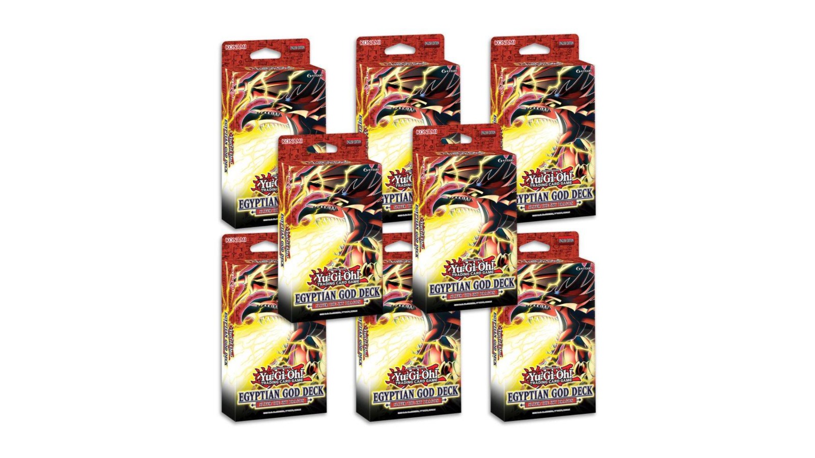 Konami Yugioh Egyptian God Deck Slifer the Sky Dragon Structure Display