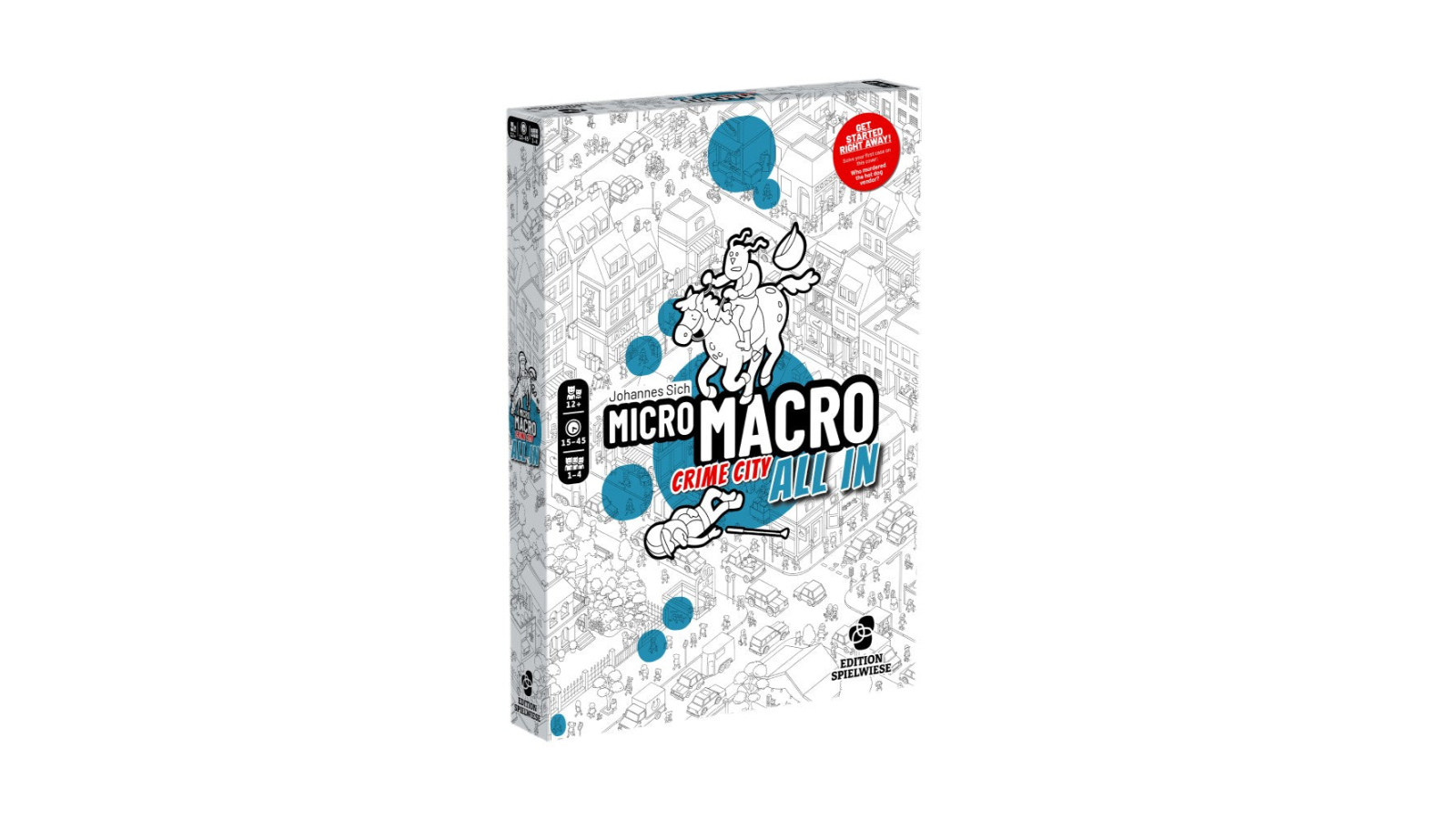 Edition Spielwiese MicroMacro Crime City All-in Board Game