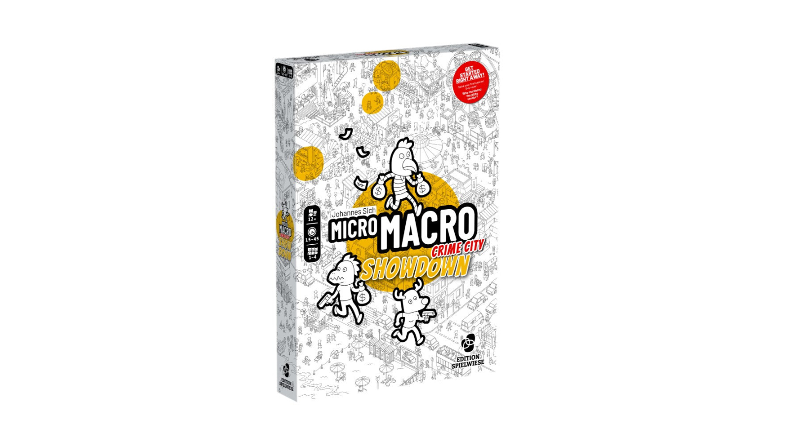 Edition Spielwiese MicroMacro Crime City Showdown Board Game