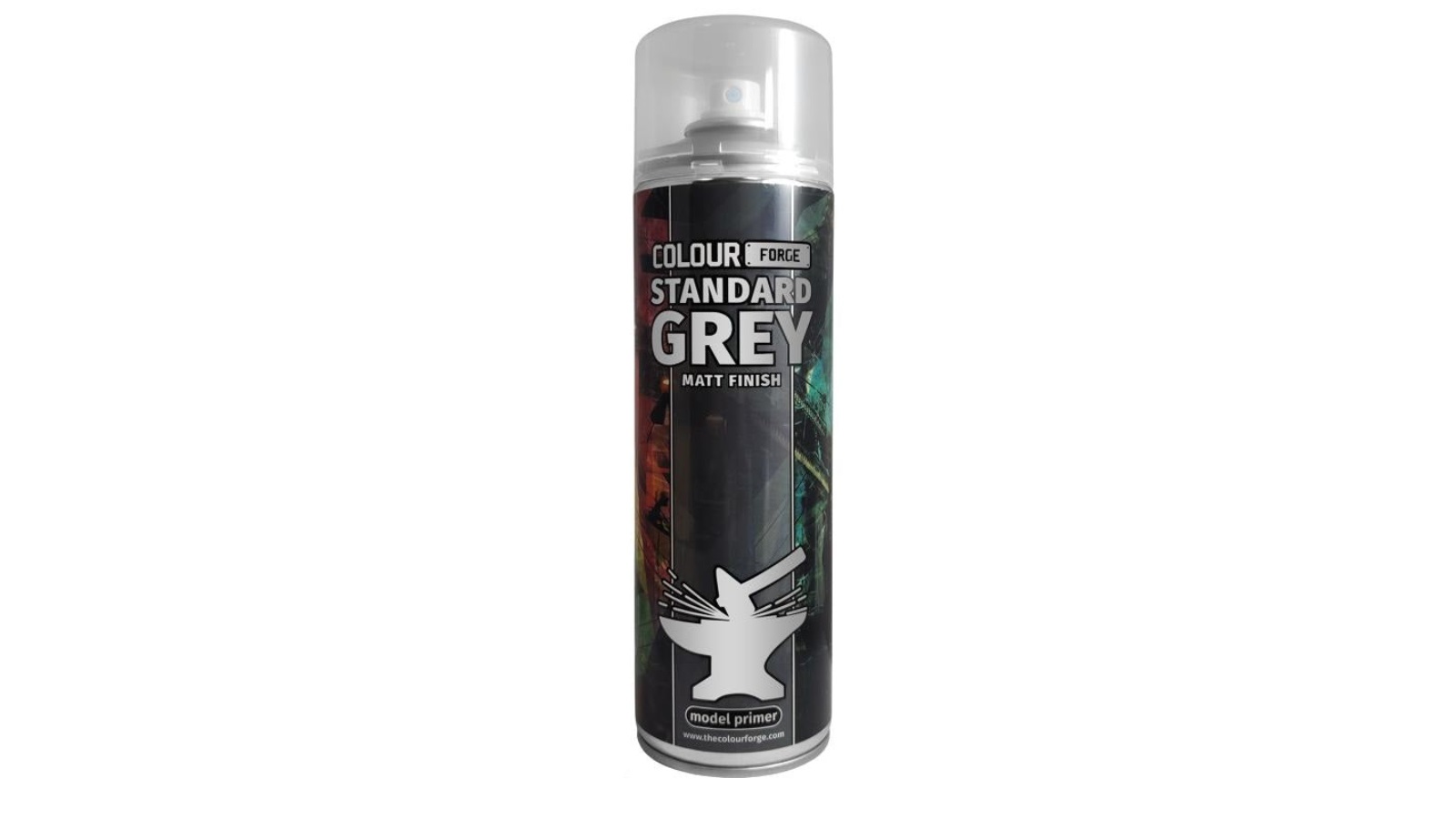 Colour Forge 500ml Aerosol Spray Primer - Matt Grey