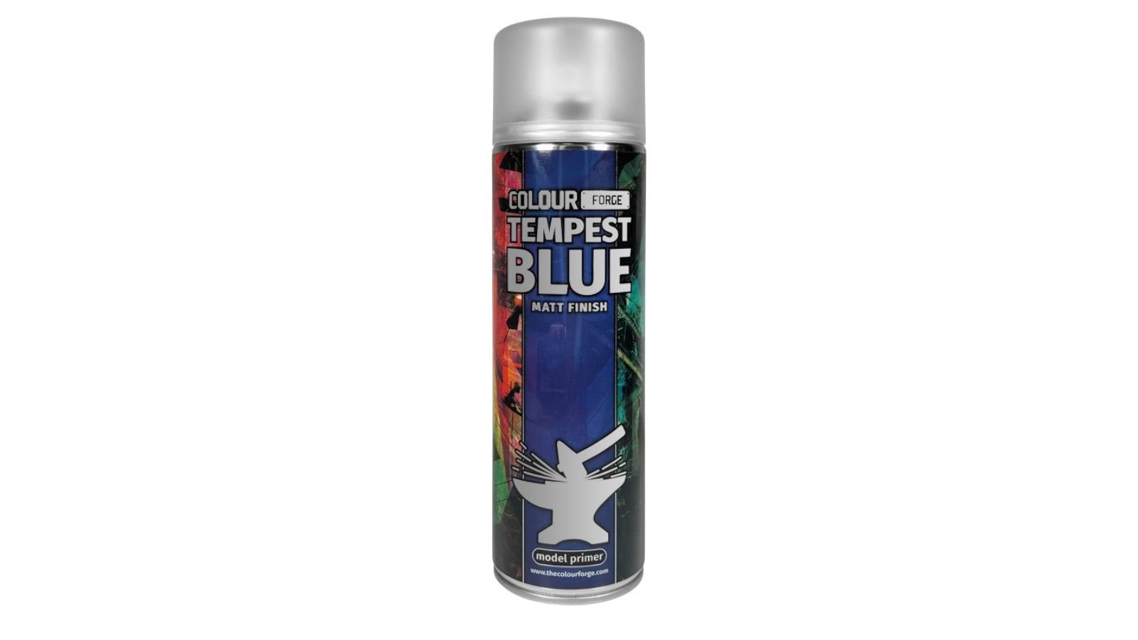 Colour Forge 500ml Aerosol Spray Primer - Tempest Blue