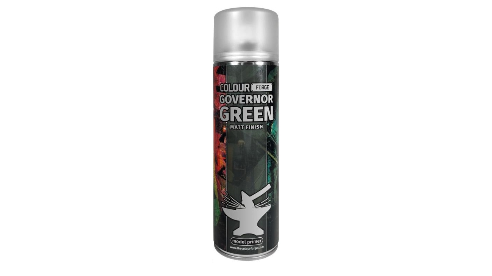 Colour Forge 500ml Aerosol Spray Primer - Governor Green