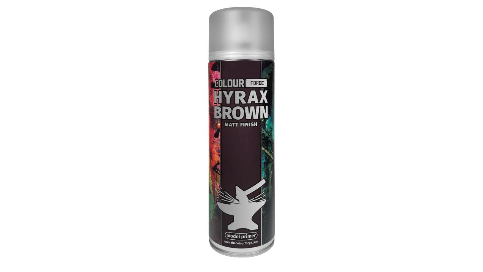 Colour Forge 500ml Aerosol Spray Primer - Hyrax Brown