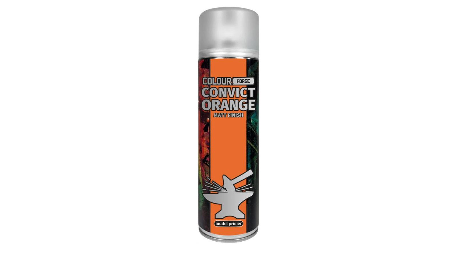 Colour Forge 500ml Aerosol Spray Primer - Convict Orange
