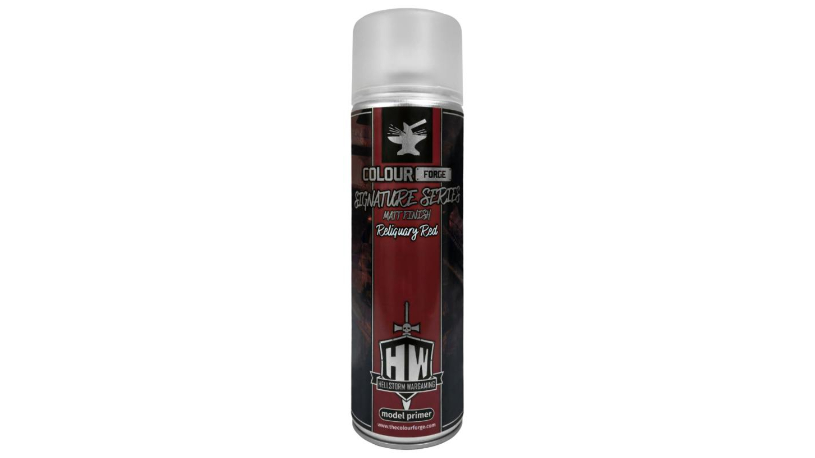Colour Forge 500ml Signature Series Reliquary Aerosol Spray Primer - Red