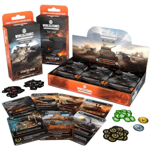 Archon Studio World of Tank the Card Starter Deck USA First Strike Board Game