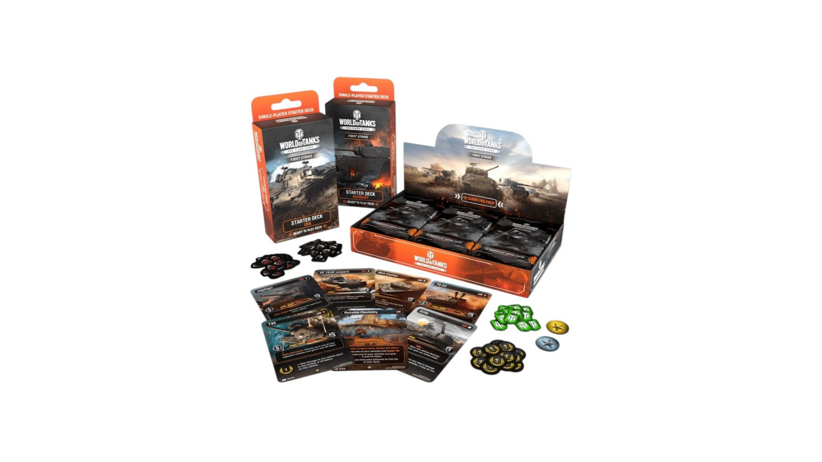 Archon Studio Pack of 24 Booster World of Tank the Card Booster Display First Strike Board Game