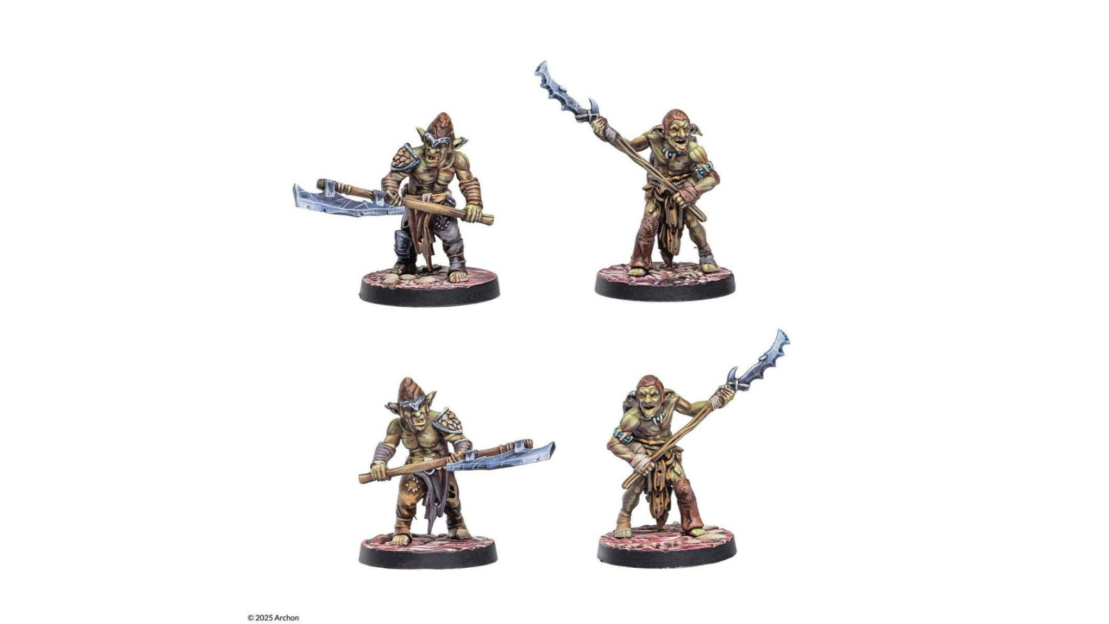 Archon Studio Dungeon and Laser Miniature Goblin Warband Board Game
