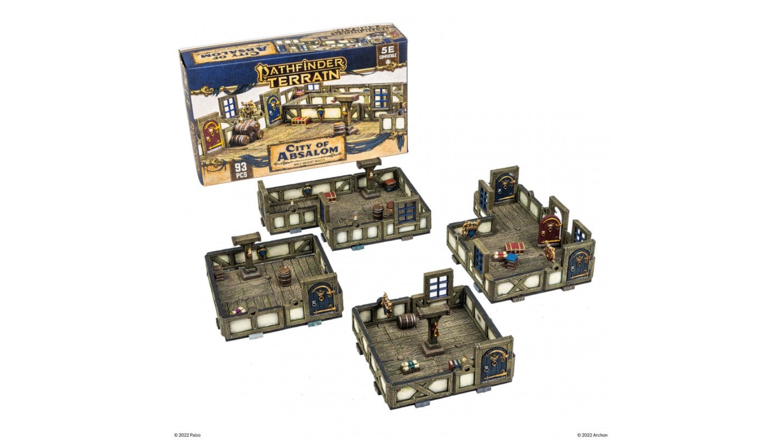 Archon Studio Dungeon and Laser Wall Pathfinder Terrain City of Absalom