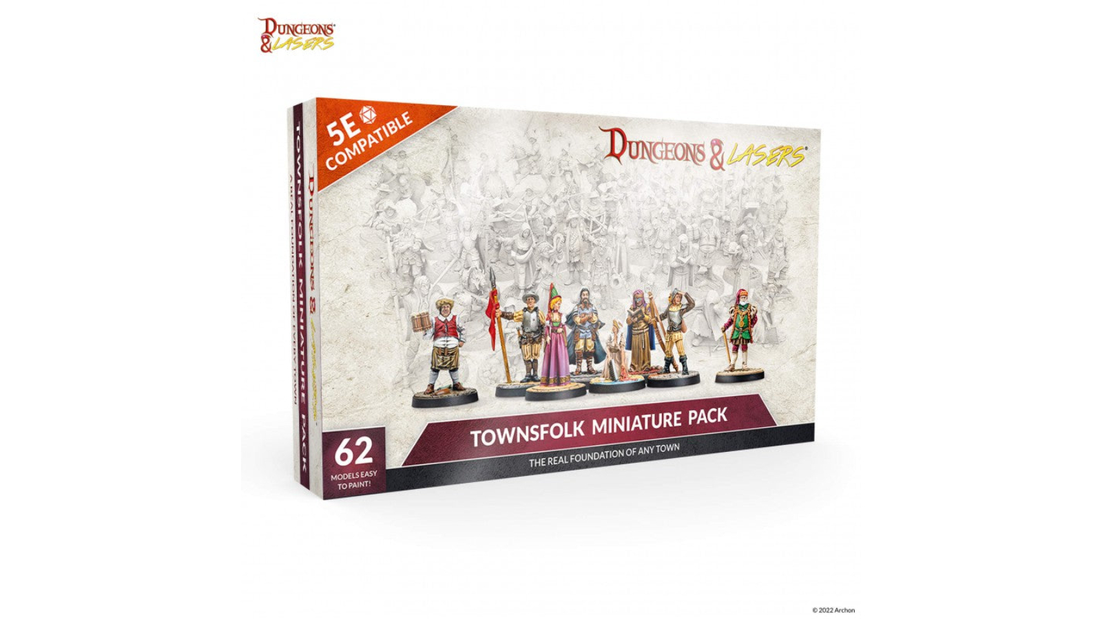 Archon Studio Dungeon and Laser Townsfolk Miniature