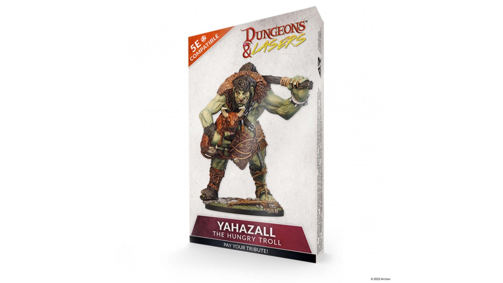 Archon Studio Dungeon and Laser Miniatures Yahazzal The Hungry Troll