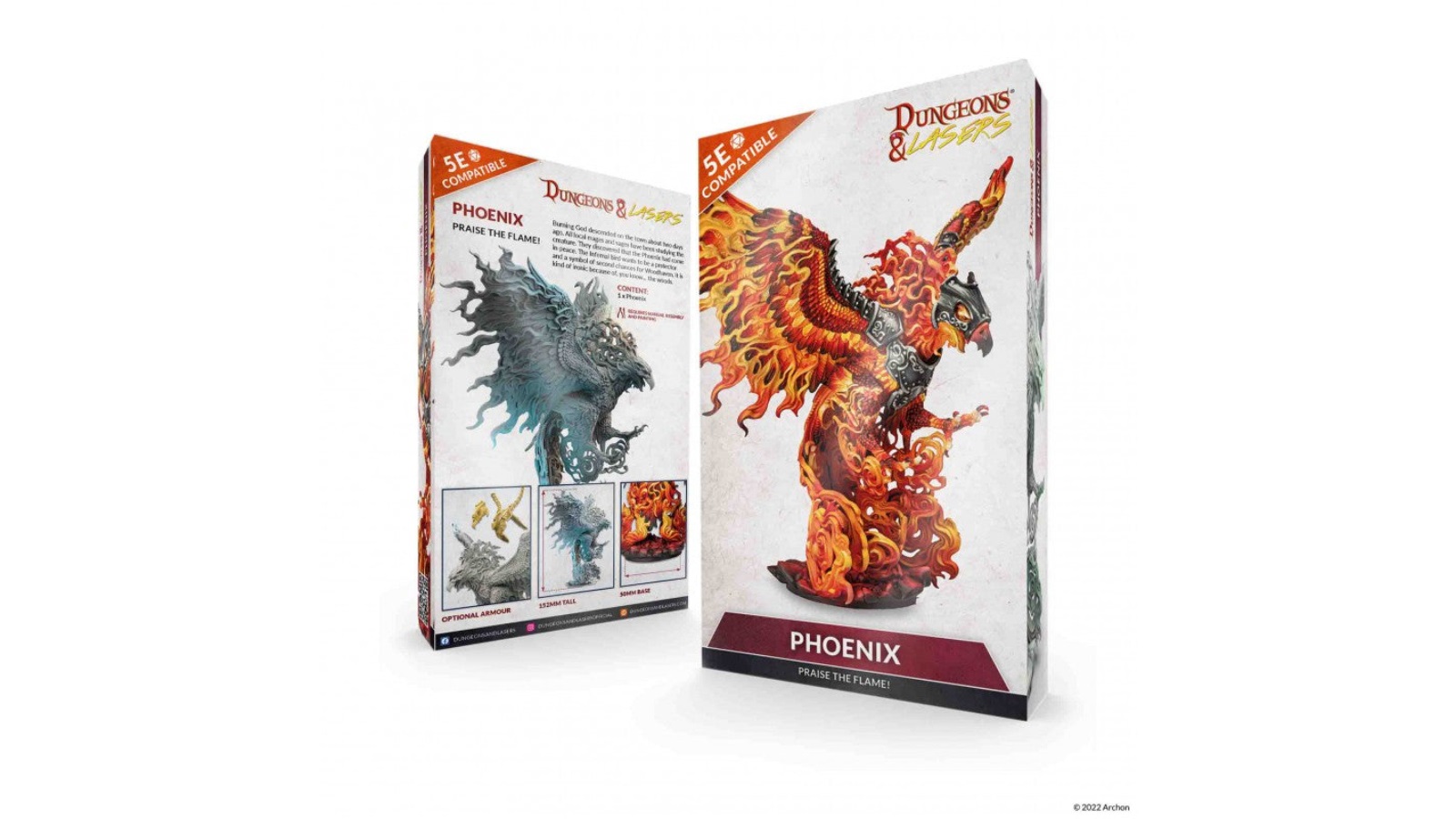 Archon Studio Dungeon and Laser Miniature Phoenix