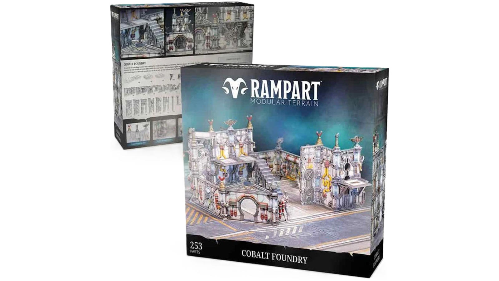 Dungeons and Lasers Rampart Cobalt Foundry Board Game