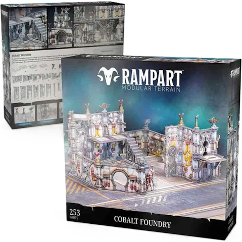 Dungeons and Lasers Rampart Cobalt Foundry Board Game