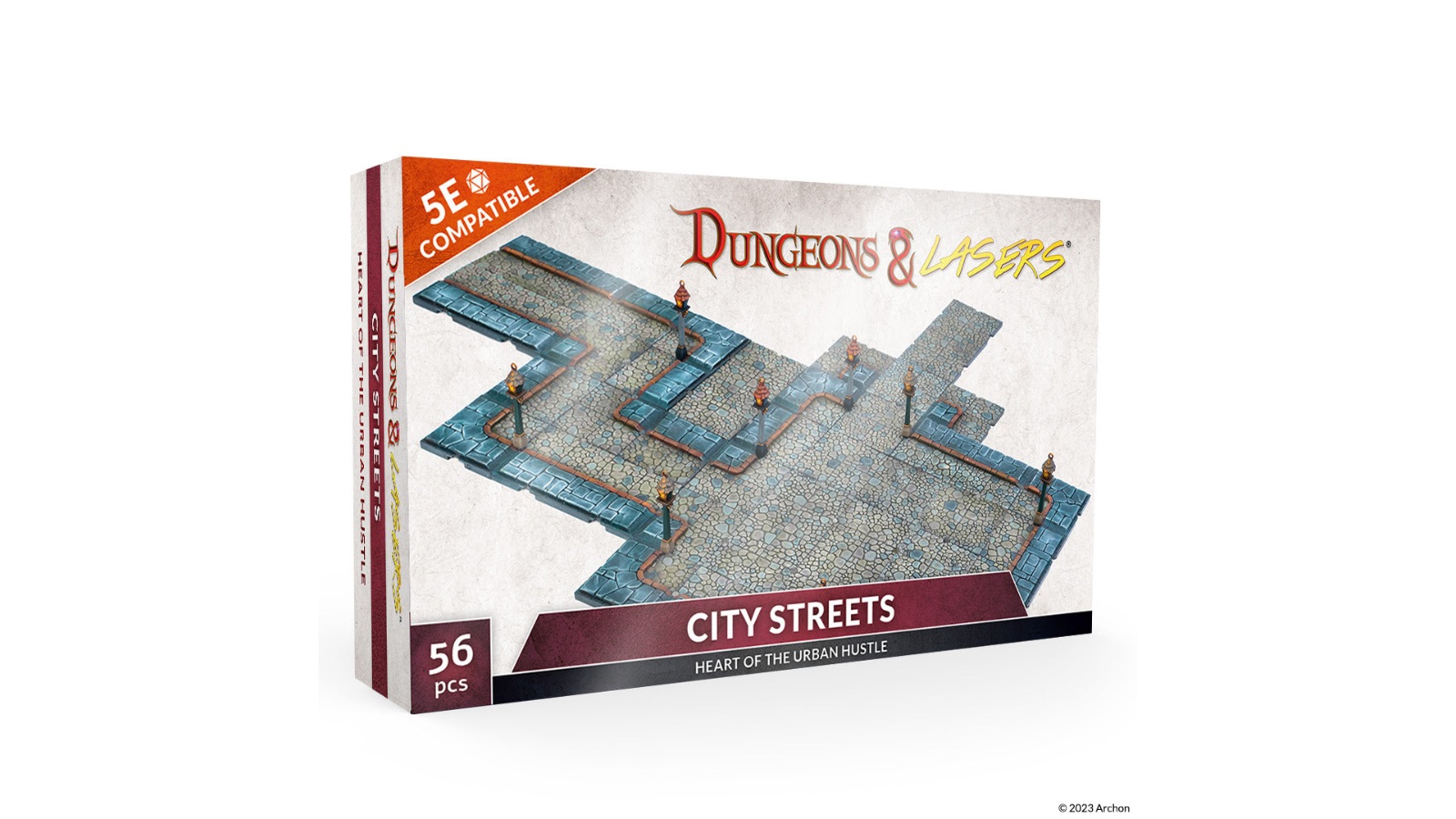 Archon Studio Dungeon and Laser Expansion Bits City Street