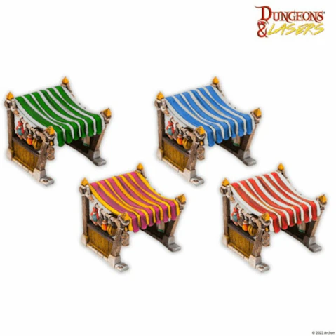 Dungeons & Lasers Expansion Bits Market Stall Set