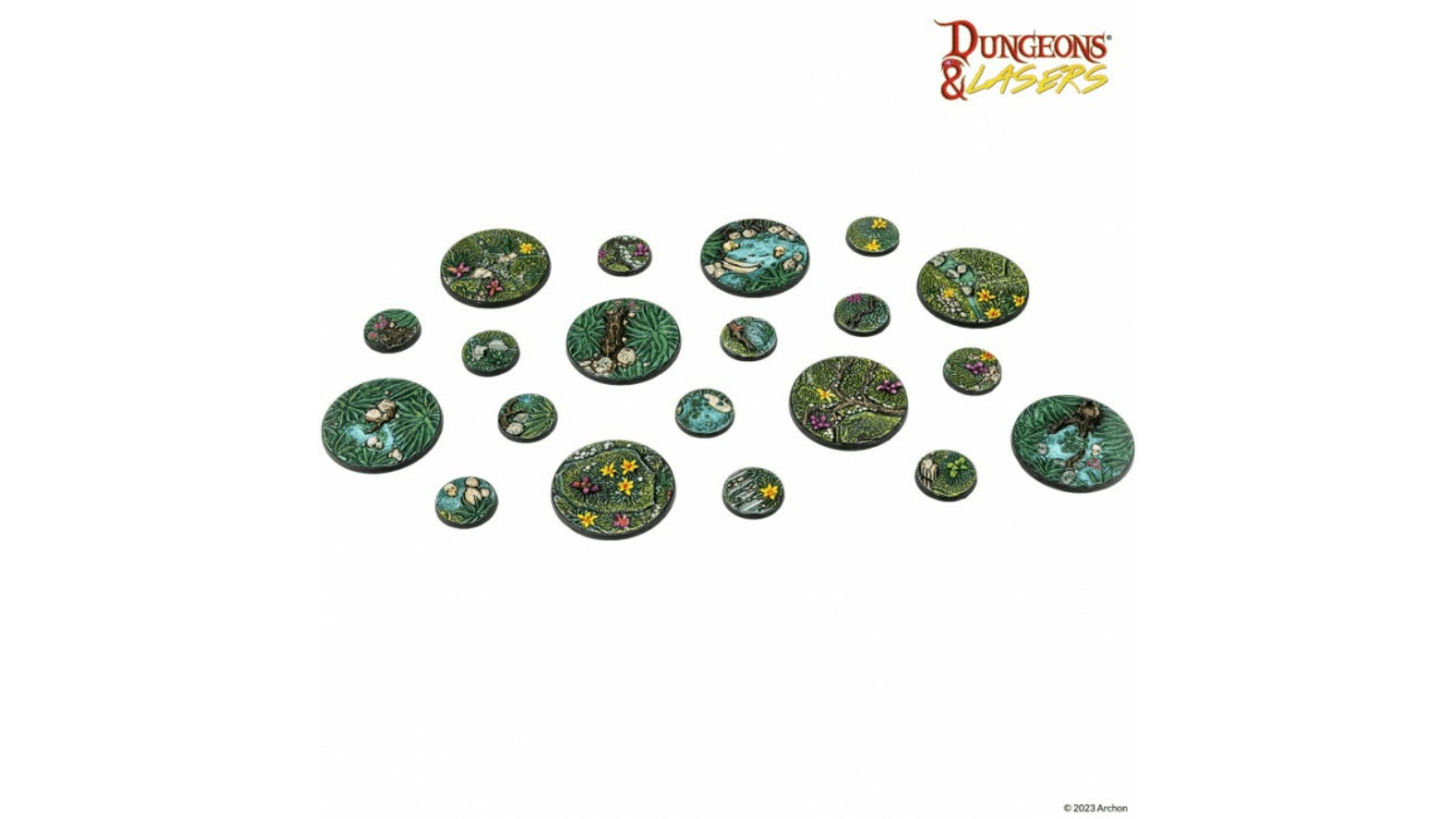Dungeons & Lasers Miniatures Detailed Base
