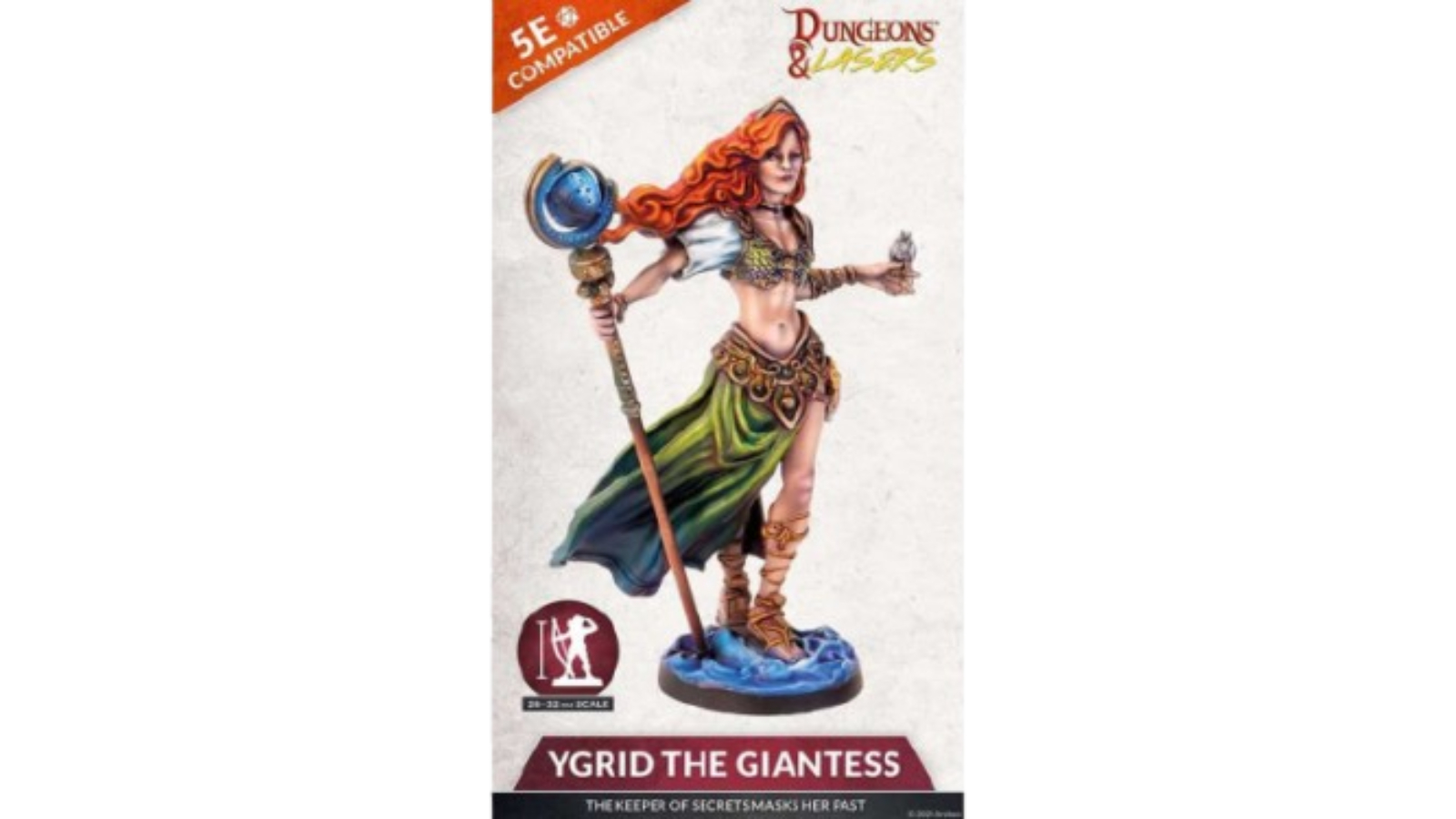 Dungeons & Lasers Miniatures Ygrid the Giantess