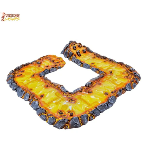 Dungeons & Lasers Expansion Bits Modular Lava