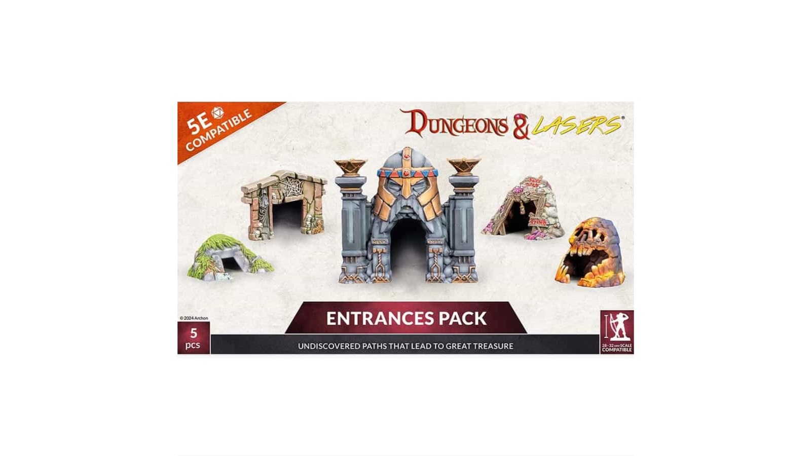 Dungeons & Lasers Expansion Bits Entrances