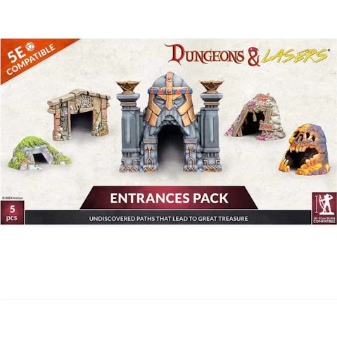 Dungeons & Lasers Expansion Bits Entrances