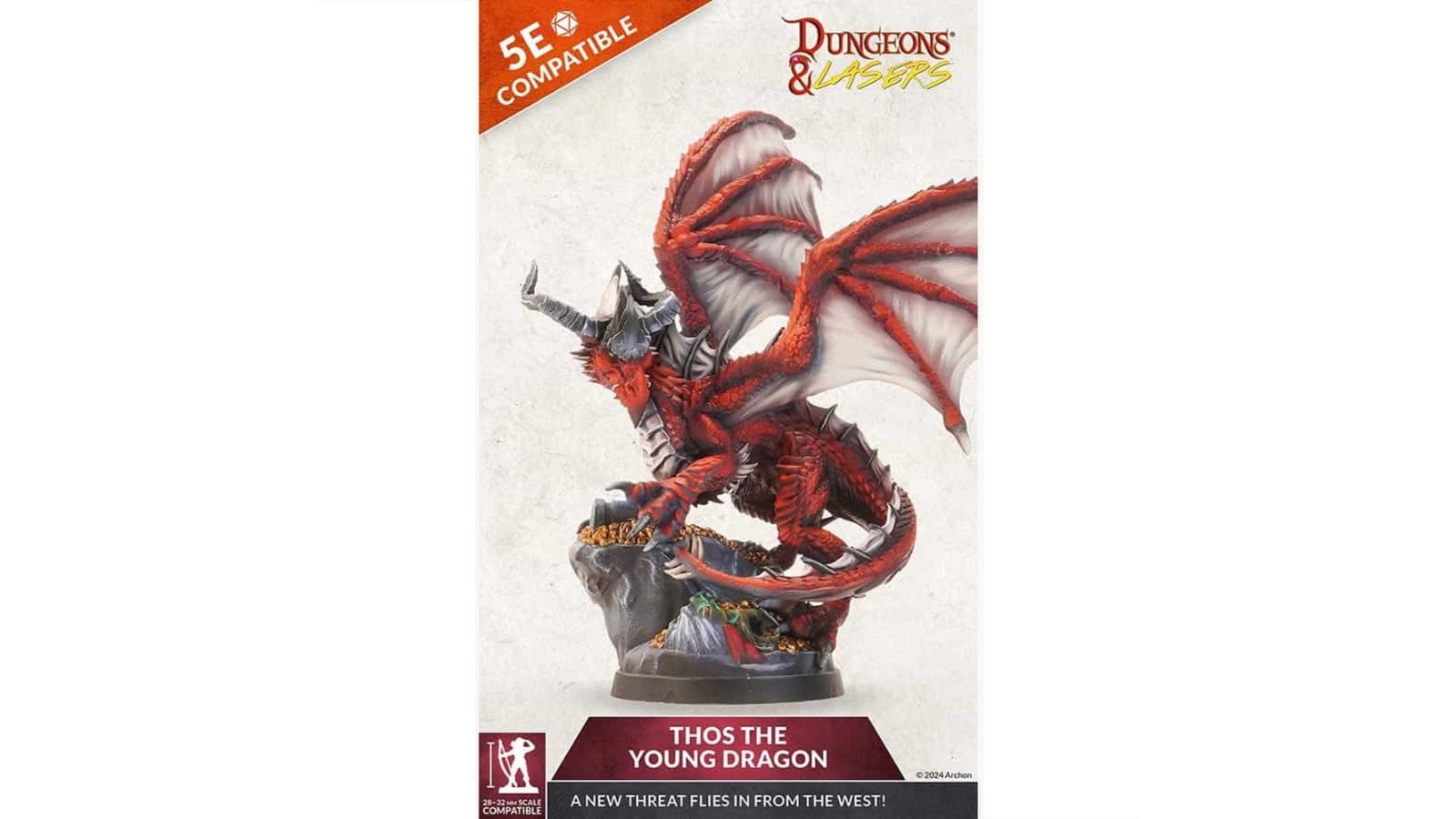 Dungeons & Lasers Dragons Thos the Young Dragon