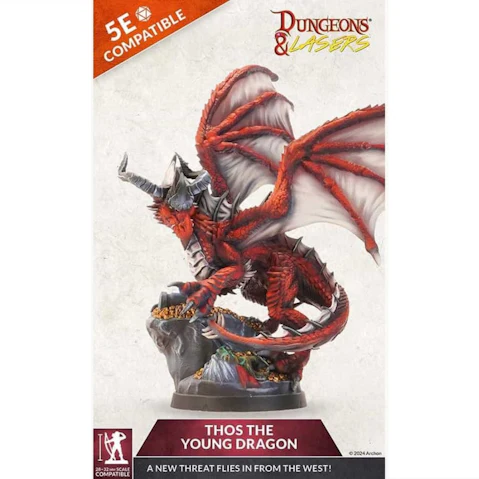 Dungeons & Lasers Dragons Thos the Young Dragon
