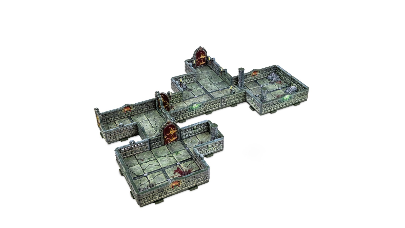 Dungeons & Lasers PrismaCast Pre-Painted Terrain Pathfinder Abomination Vaults