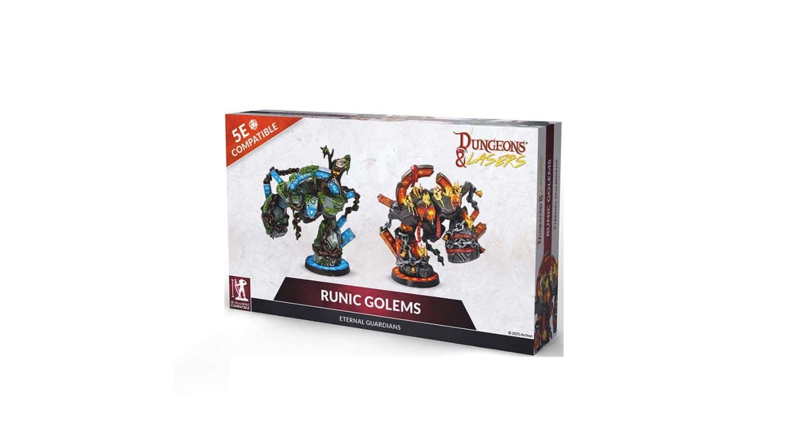Dungeons & Lasers Miniatures Runic Golems