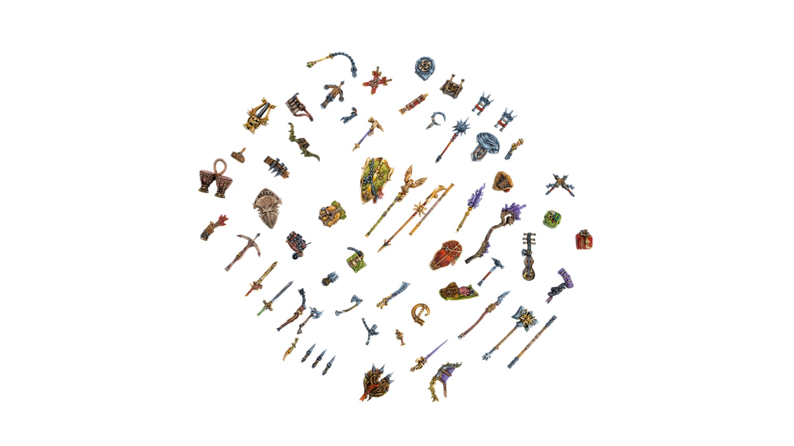 Dungeons & Lasers Miniatures Adventurer's Gear Set