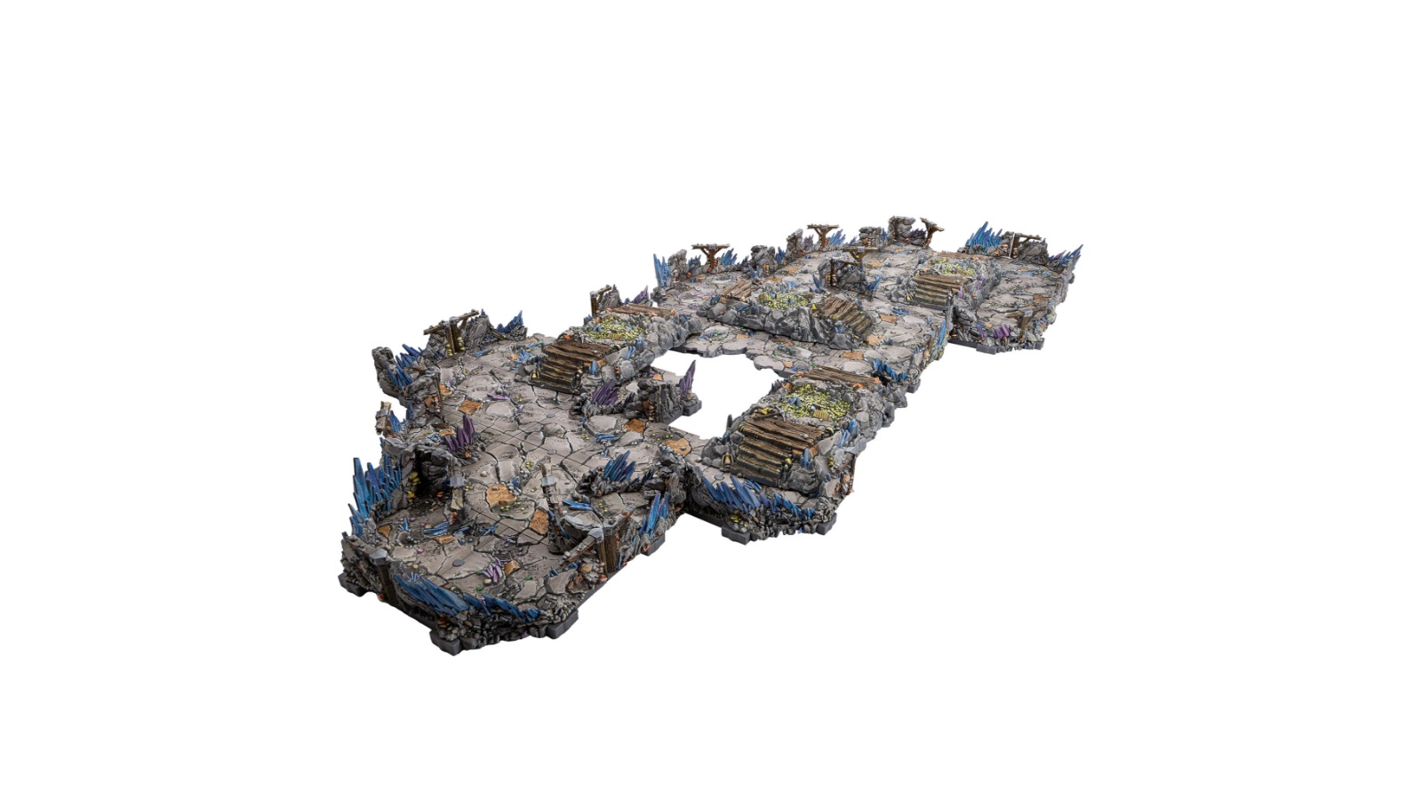 Dungeons & Lasers PrismaCast Pre-Painted Terrain Deep Mines