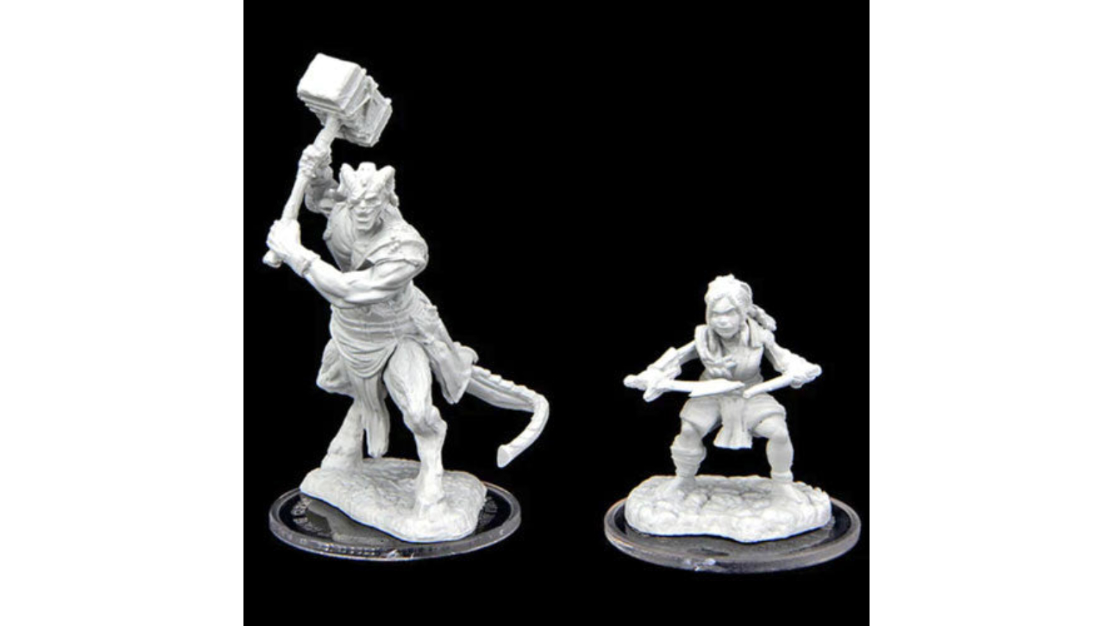 Critical Role Unpainted Minis Clasp Cutthroat and Enforcer