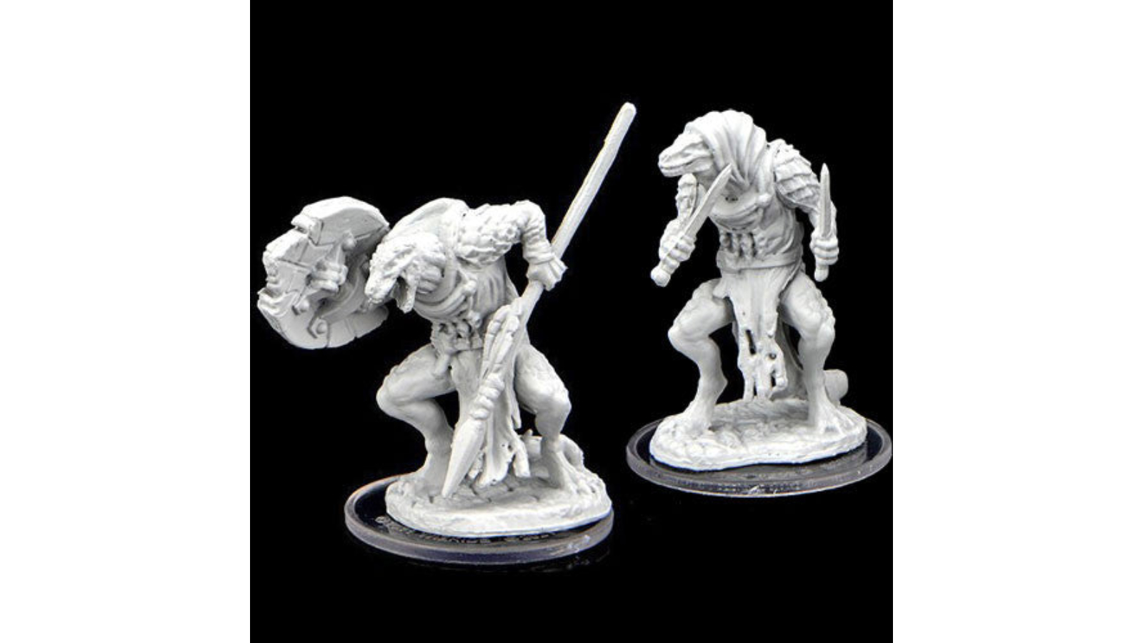 Critical Role Unpainted Minis Kuul'Tevir Javelineer and Assassin