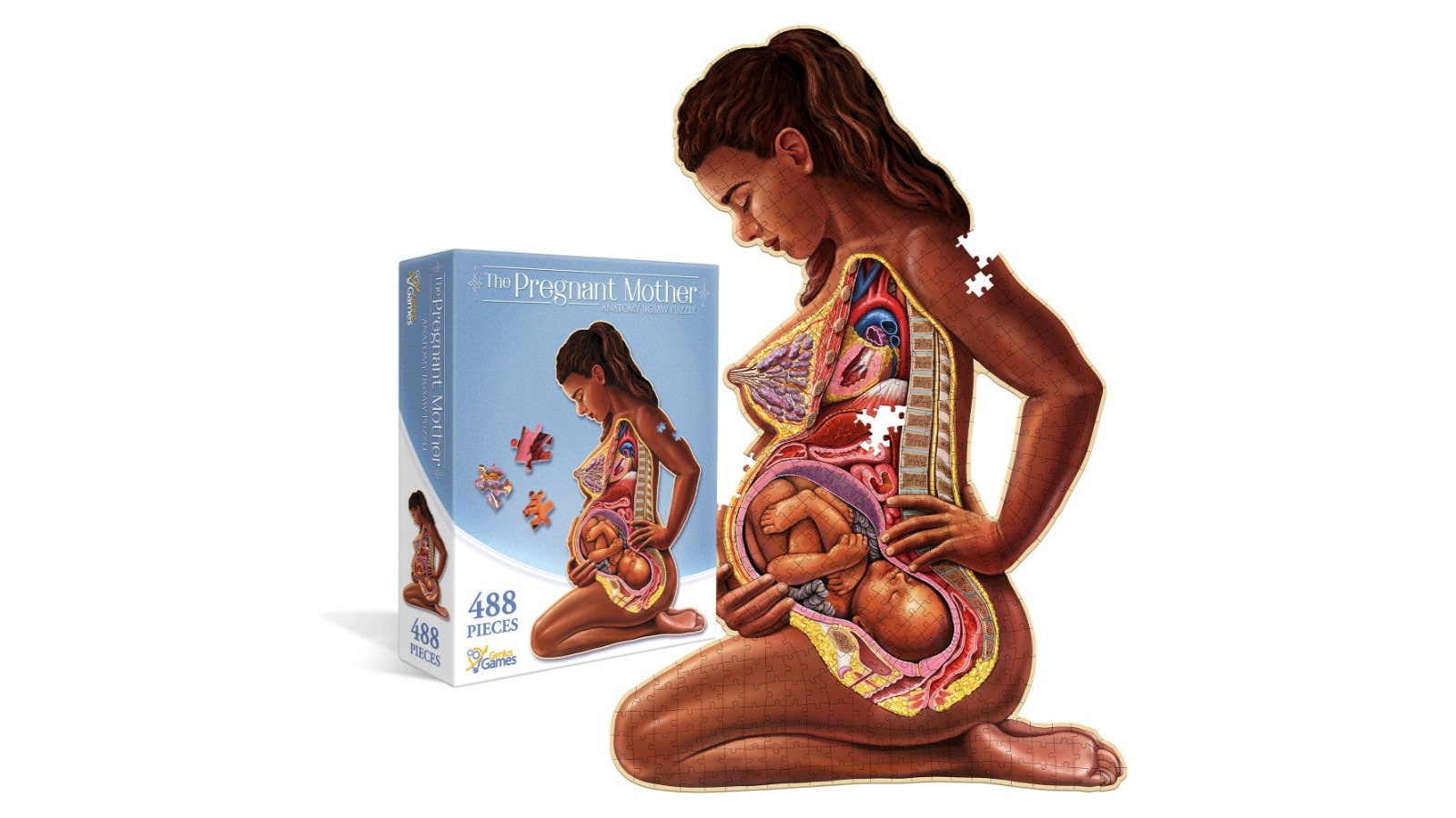 Genius Games Anatomy Floor Puzzle - Pregnant Mother