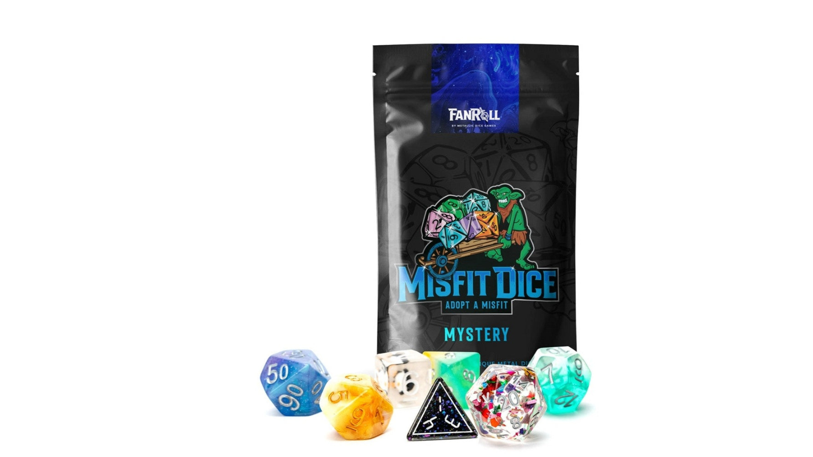 Fanroll Mystery Misfit Resin Polyhedral Dice Set