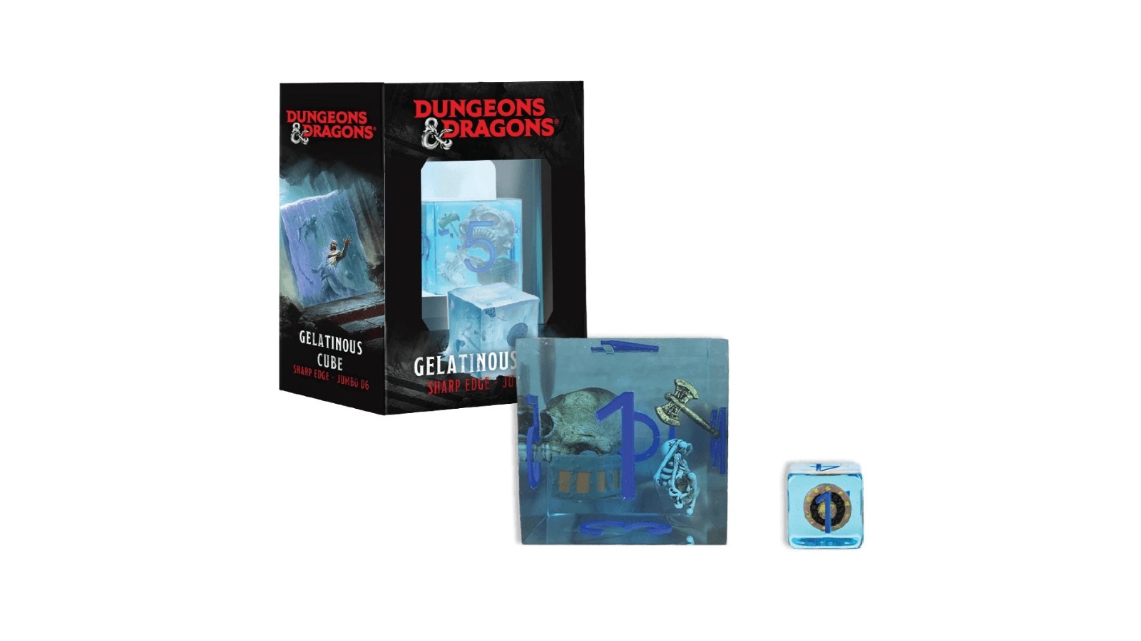 Fanroll D6 1D6 Dungeons and Dragons Jumbo Gelatinous Cube