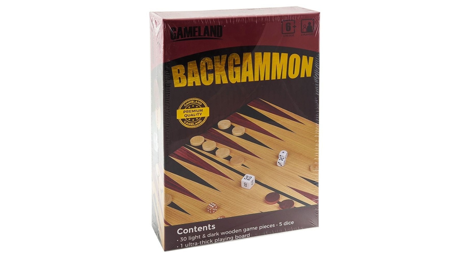 Gameland Backgammon Board Game | Harvey Norman