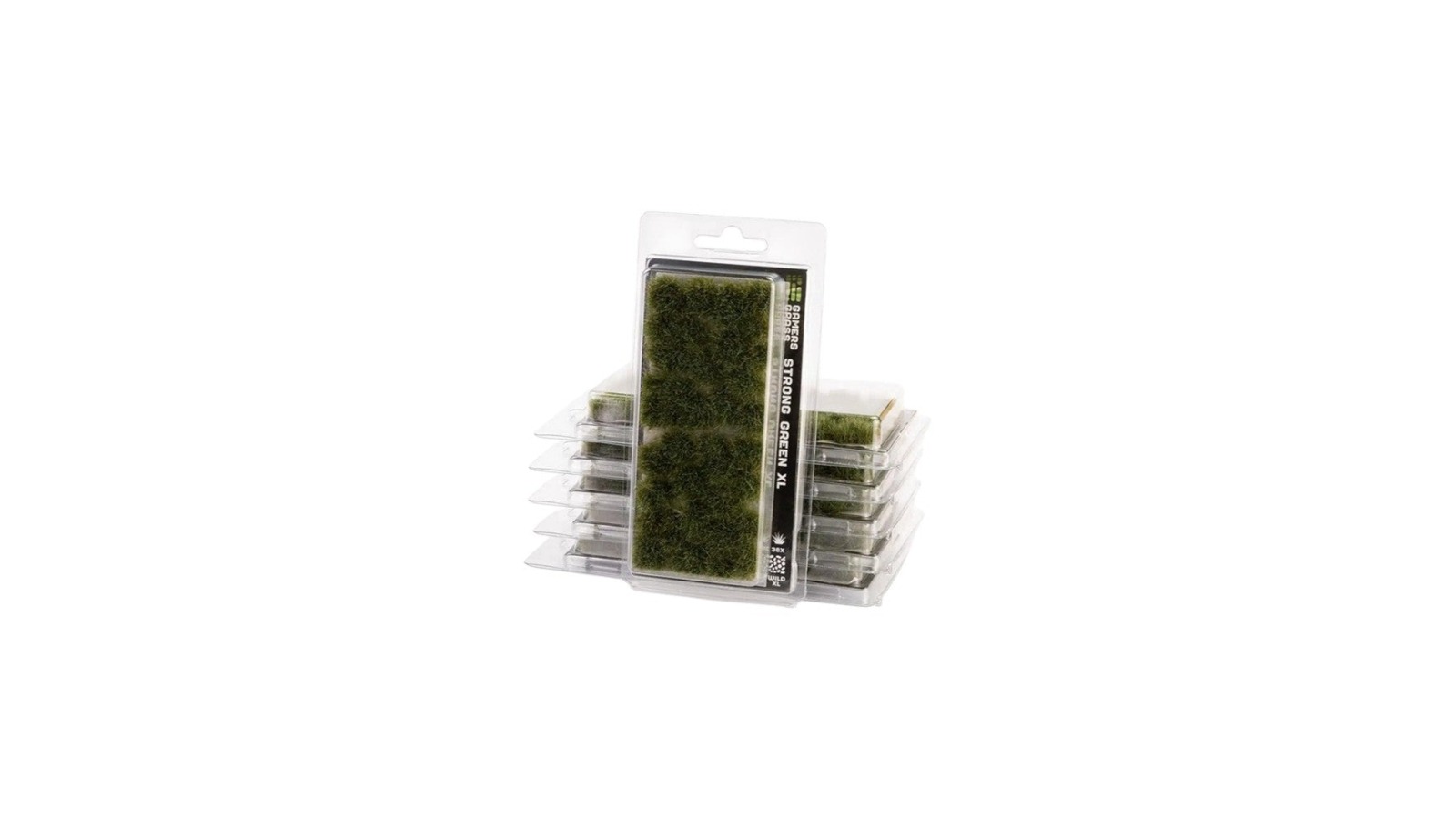 Gamers Grass X-Large Grass Tufts - Strong Green