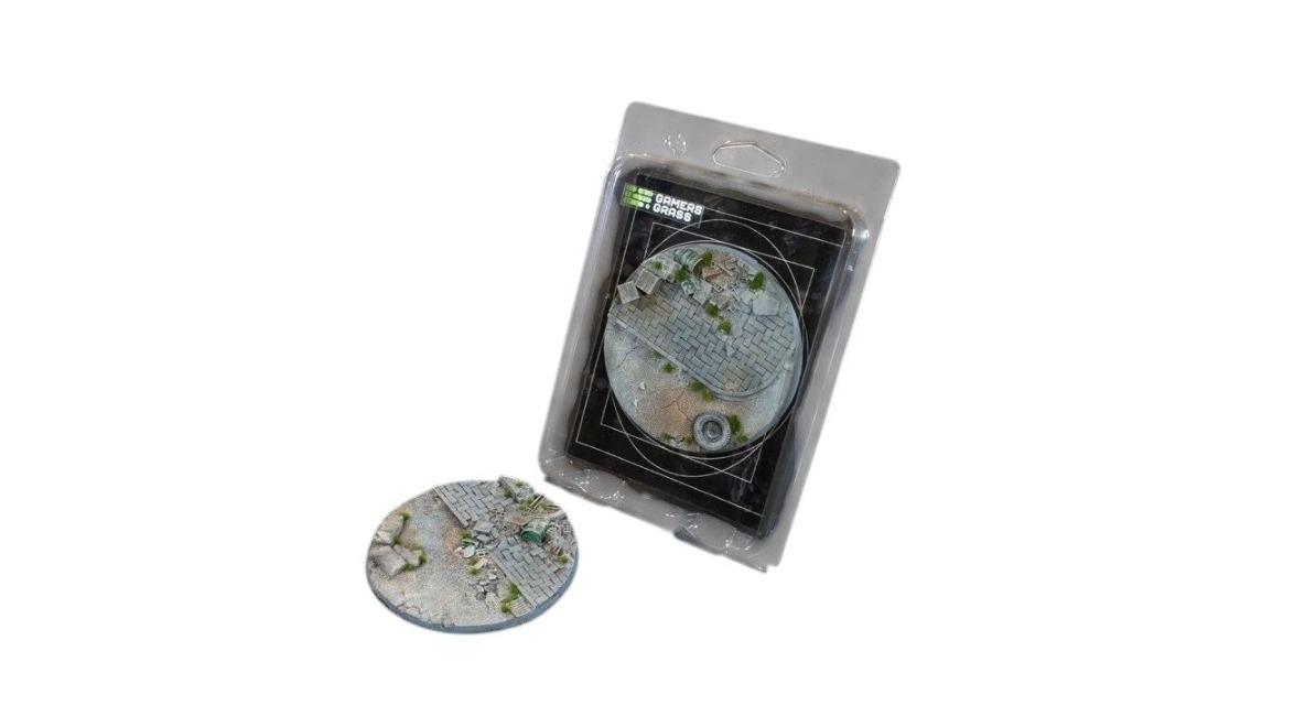 Gamers Grass Round Battle Ready Bases Urban Warfare - 10cm