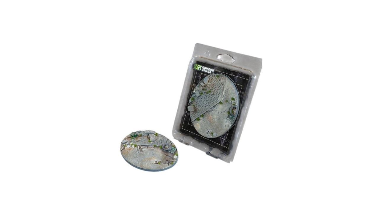 Gamers Grass Oval Battle Ready Bases Urban Warfare - 12cm