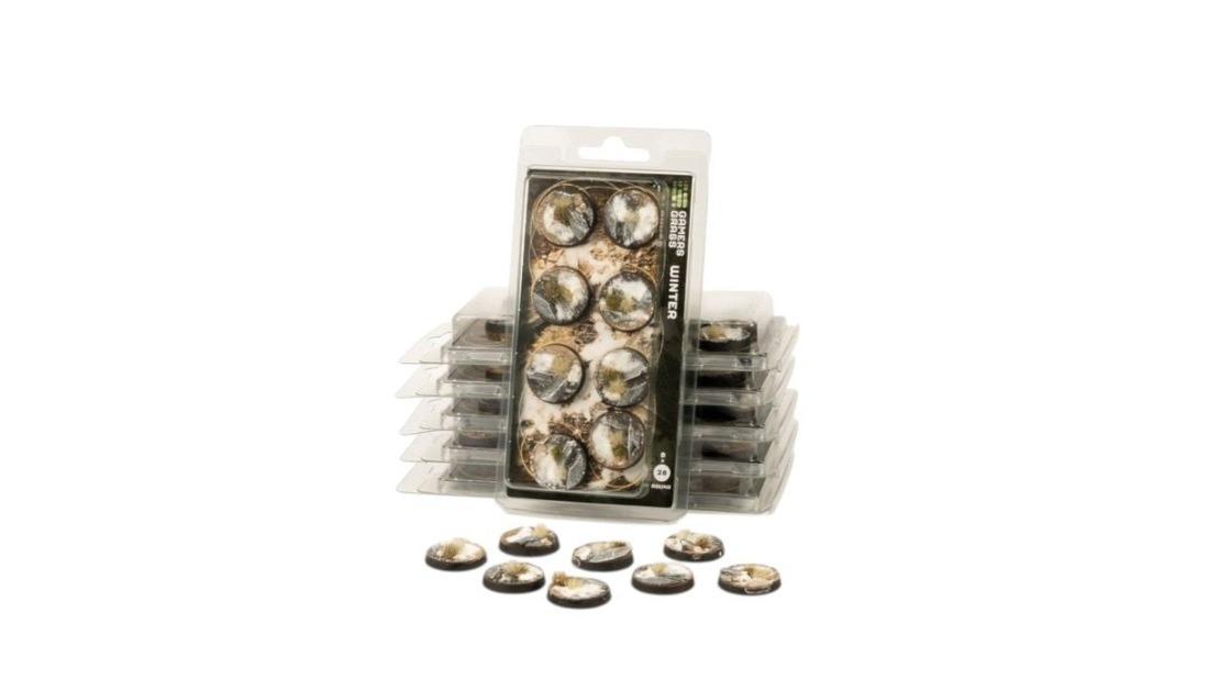 Gamers Grass 8 Piece Round Battle Ready Bases Highland - 2.8cm
