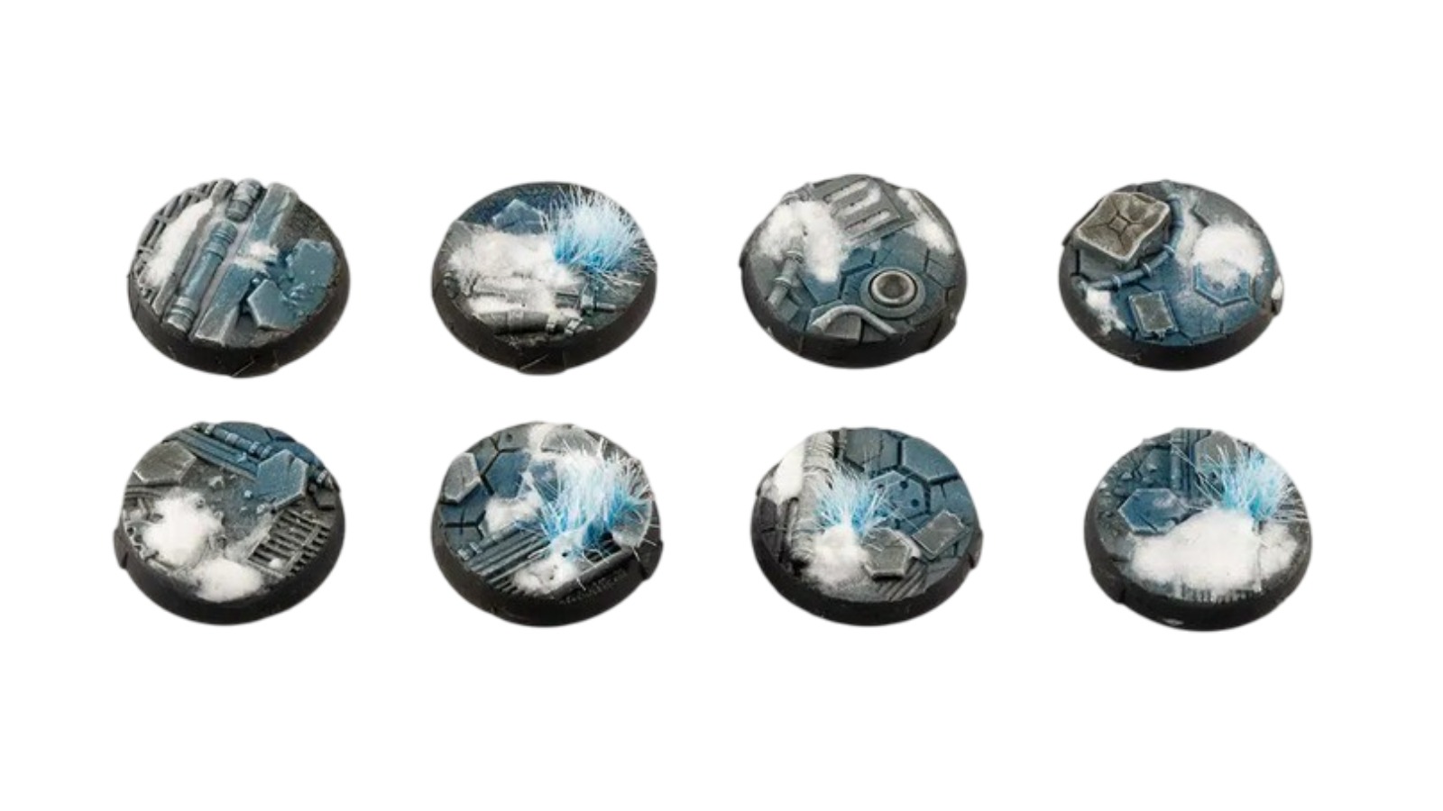 Gamers Grass 8 Piece 2.5cm Round Battle Ready Bases Svalarheimas Outpost