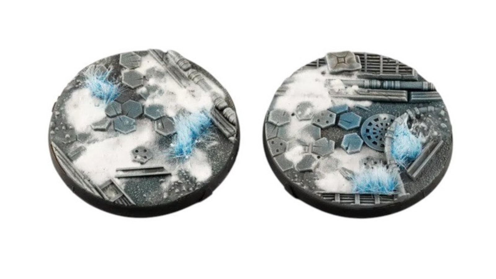 Gamers Grass 2 Piece 5.5cm Round Battle Ready Bases Svalarheimas Outpost