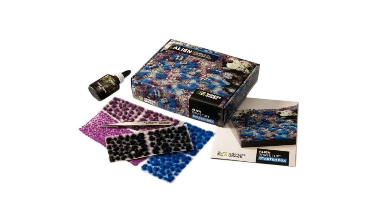Gamers Grass Tuft Grass Starter Alien Box Set