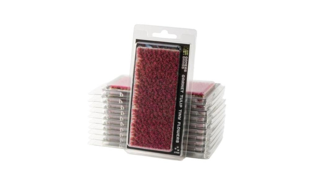 Gamers Grass Tufts Flowers - Garnet Tulip Tiny